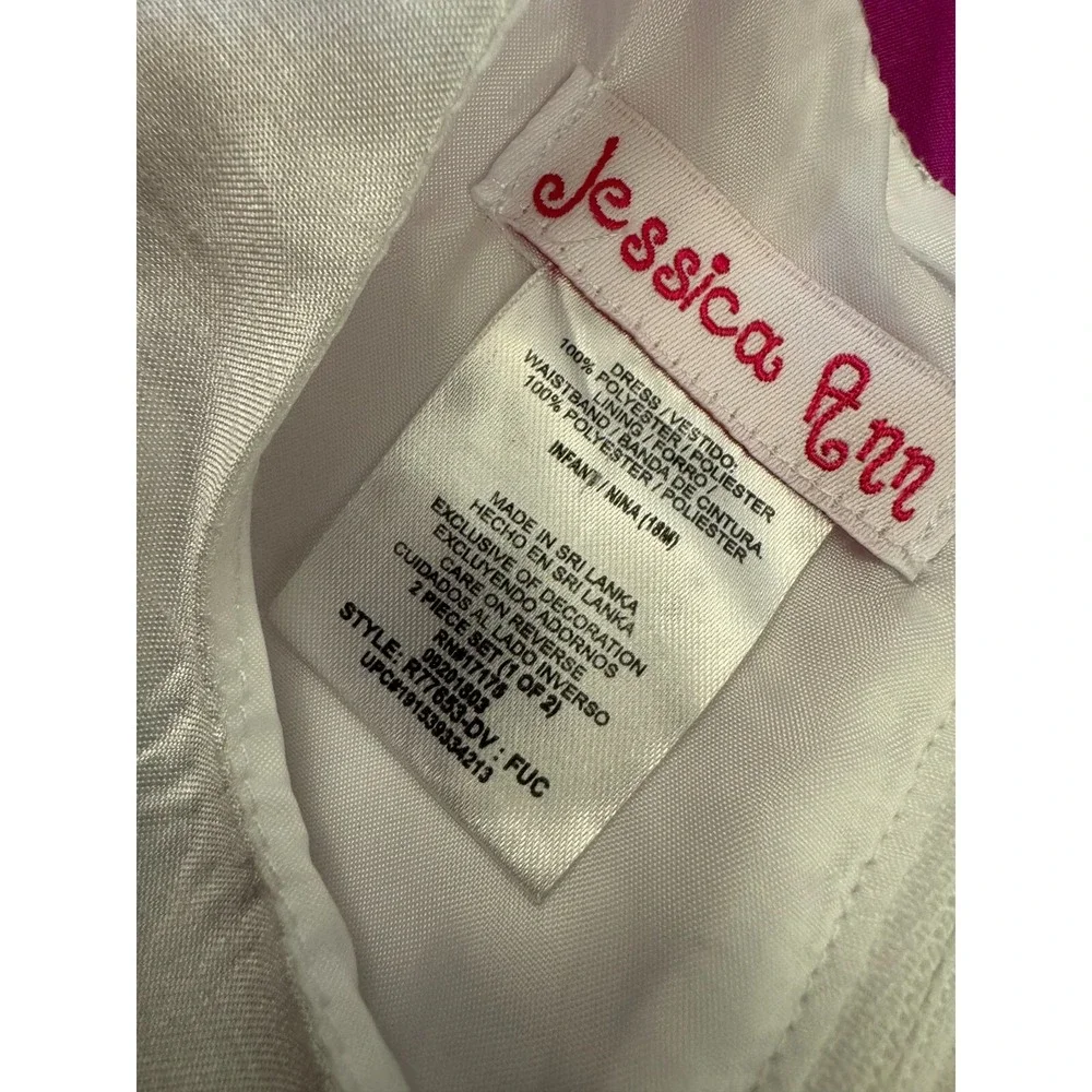 Jessica Ann‎ Baby Girl Dress 18 Months Spring Summer Easter Clothes Outfit Pink